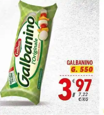 Supermercati Dok Galbanino 550g offerta