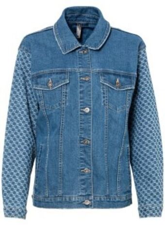 Bonprix Giacca di jeans fantasia offerta