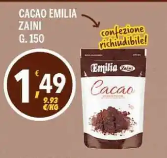 Cacao Emilia Zaini 150g