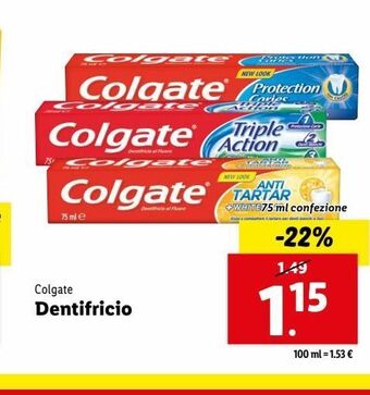 Lidl Dentifricio offerta