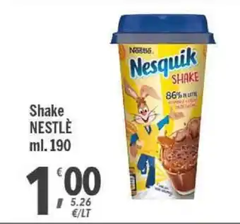 Supermercati Dok Nestlè shake 190ml offerta