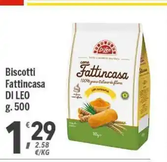 Supermercati Dok Di Leo Biscotti Fattincasa 500g offerta