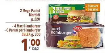 2 Mega Pannini Morbidi 220g