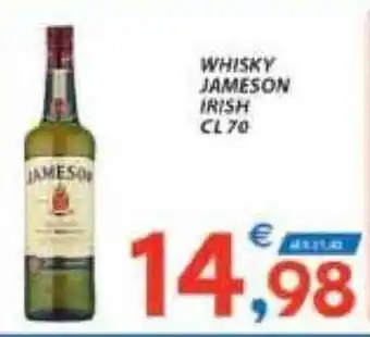 Vivo Supermercati Jameson Whisky Irish 70 cl offerta