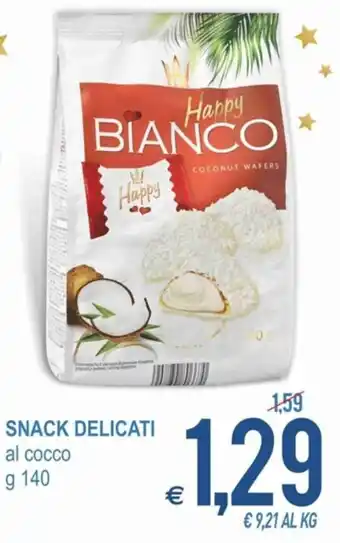 MD Discount Snack Delicati 140 g offerta