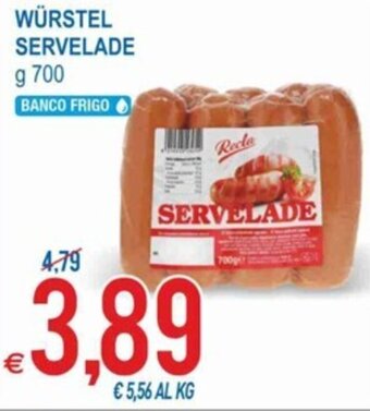 MD Discount Würstel Servelade 700 g offerta