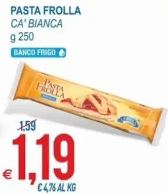 MD Discount Ca'Bianca Pasta Frolla 250 g offerta
