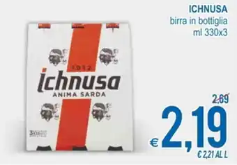MD Discount Ichnusa birra in bottiglia 330 ml x 3 offerta