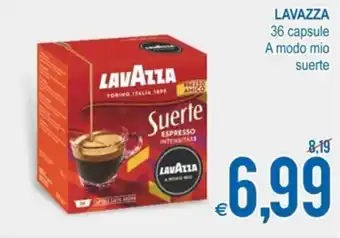 MD Discount Lavazza 36 capsule A modo mio suerte offerta