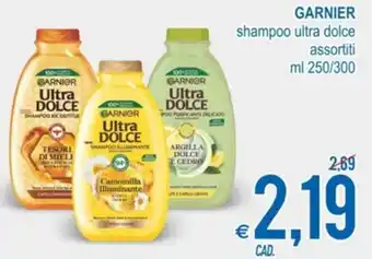 MD Discount Garnier shampoo ultra dolce assortiti 250/300 ml offerta