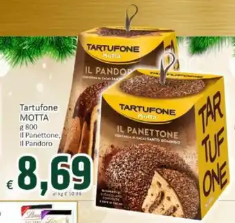 Paghi Poco Motta Tartufone il Panettone 800 g offerta