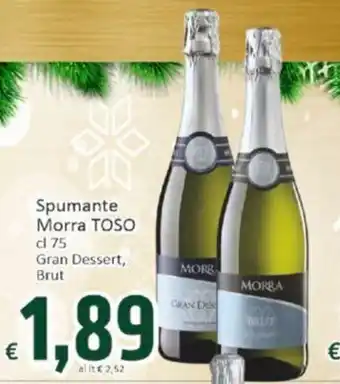 Morra Toso Spumante Gran Dessert Brut 75 cl