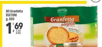 Supermercati Dok Buitoni 80 Granfetta 600g offerta