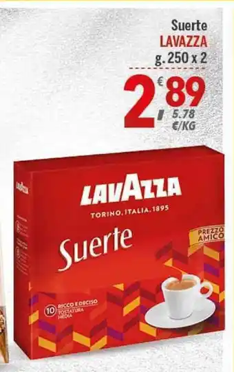 Lavazza Suerte 250 x 2g