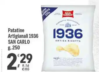 Supermercati Dok San Carlo Patatine Artigianali 1936 250g offerta