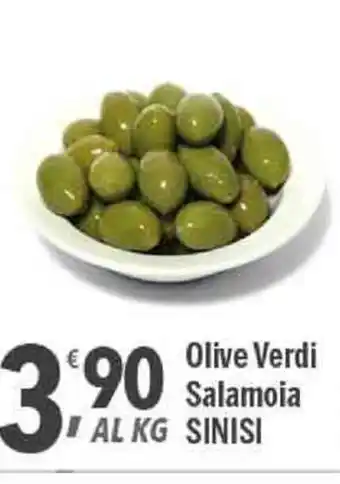 Supermercati Dok Sinisi Olive Verdi Salamoia offerta