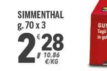 Supermercati Dok Simmenthal 70 x 3g offerta
