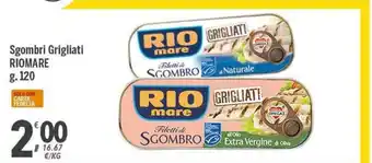 Riomare Sgombri Grigliati 120g