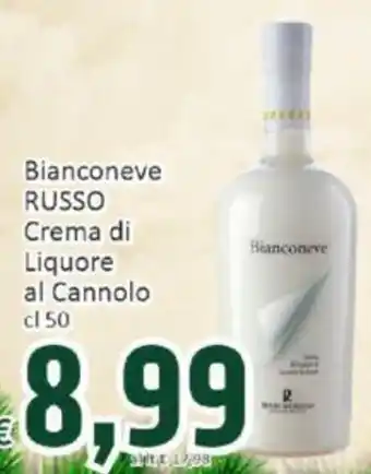 Russo Bianconeve Crema di Liquore al Cannola 50 cl