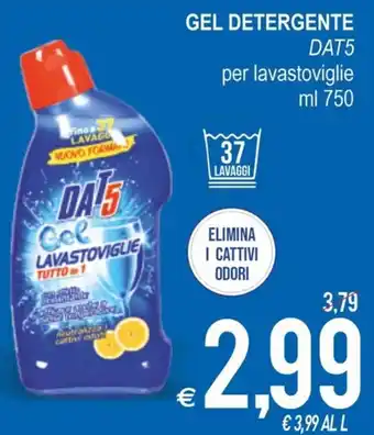 MD Discount Dat5 Gel Detergente 750 ml offerta