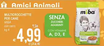 MD Discount Miba Multicrocchette per Cane 4 kg offerta
