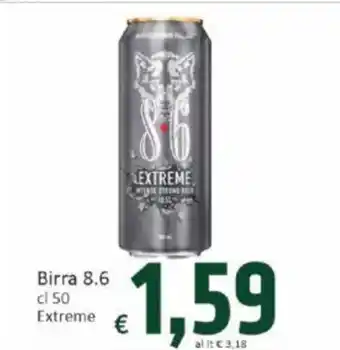 Paghi Poco Birra 8.6 50 cl Exteme offerta