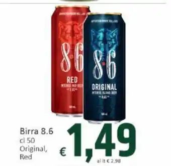 Paghi Poco Birra 8.6 50 cl. Original, Red offerta