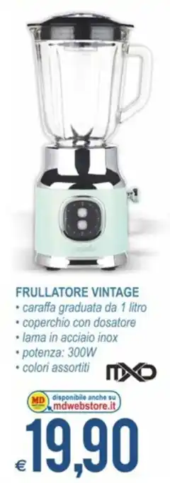 MD Discount MXD Frullatore Vintage offerta