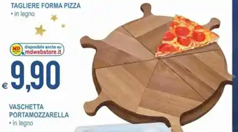 MD Discount Tagliere Forma Pizza offerta