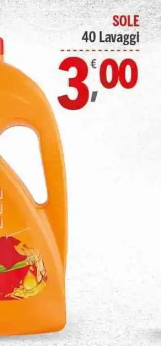 Supermercati Dok Sole 40 Lavaggi offerta