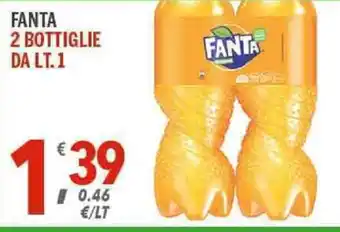 Supermercati Dok Fanta 2 Bottiglie Da 1lt offerta