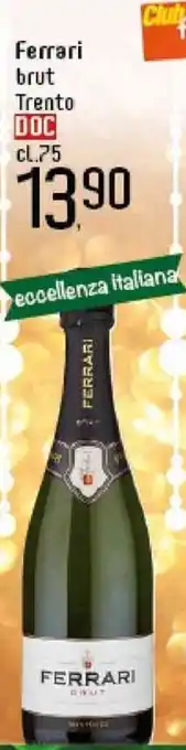 IperFamila Ferrari brut Trento DOC 75 cl. offerta