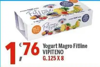 Supermercati Dok Vipiteno Yogurt Magro Fitline 125x8g offerta