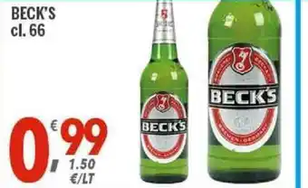 Supermercati Dok Beck's 66cl offerta