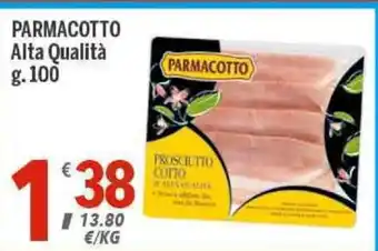 Supermercati Dok Parmacotto alta Qualitá 100g offerta