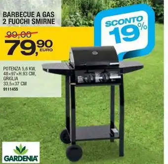 Bricofer Barbecue A Gas 2 Fuochi Smirne offerta