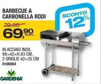 Bricofer Barbecue A Carbonella Rodi offerta