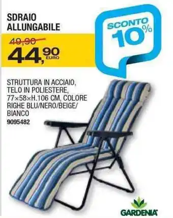 Sdraio Allungabile