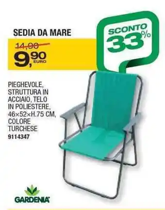 Bricofer Sedia Da Mare offerta