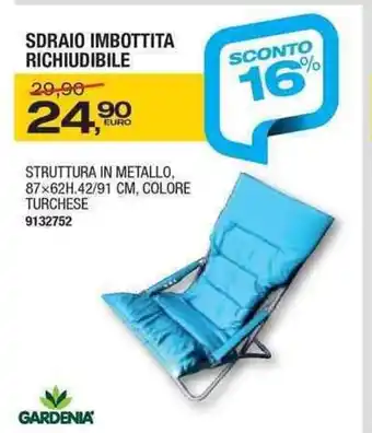 Bricofer Sdraio Imbottita Richiudible offerta
