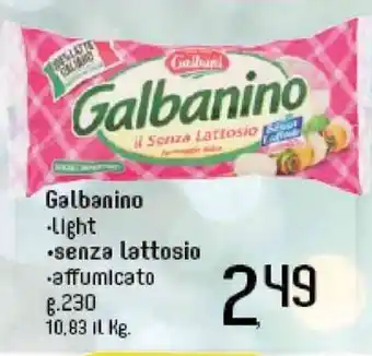 IperFamila Galbani Galbanino 230 g. offerta
