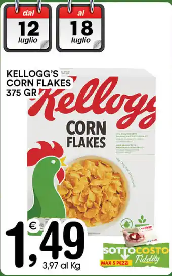Gecop Kellogg's Corn Flakes 375gr offerta