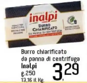 IperFamila Inalpi Burro chlarificato da panna di centrifuga 250 g. offerta