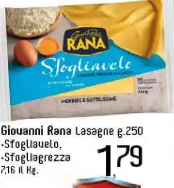 IperFamila Giovanni Rana Lasagne 250 g. offerta