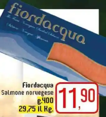 IperFamila Fiordacqua Salmone norvegese 400 g. offerta