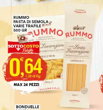Rummo Pasta di Semola Varie Trafile 500gr