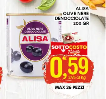 Gecop Alisa Olive Nere Denocciolate 200gr offerta