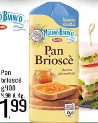 IperFamila Barilla Pan Brioscè 400 g. offerta