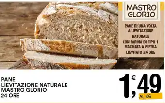 Gecop Mastro Glorio Pane Lievitazione Naturale 24 ore offerta