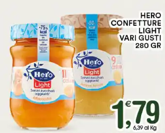 Hero Confetture Light Vari Gusti 280gr